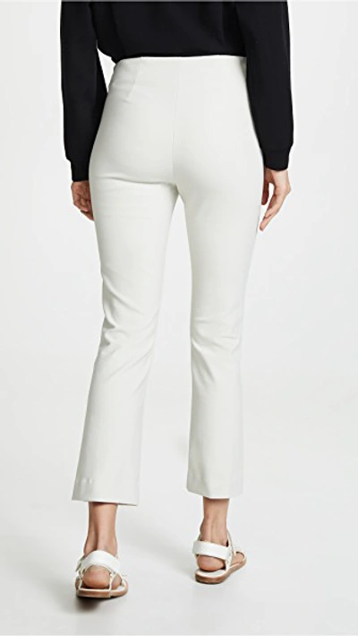 Shop Vince Crop Flare Leggings In Gesso