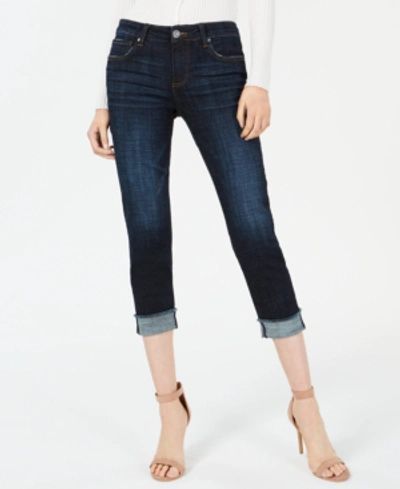 Shop Kut From The Kloth Amy Cuffed Cropped Jeans In Acknowledging