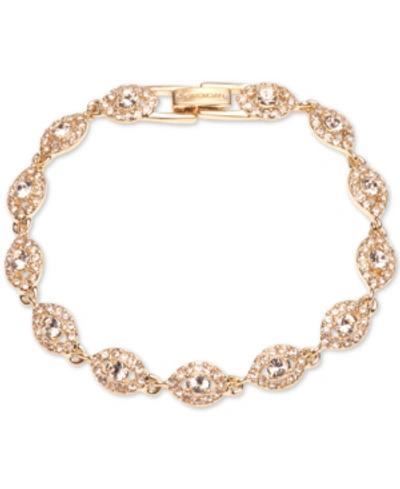 Shop Givenchy Crystal Flex Bracelet In Gold