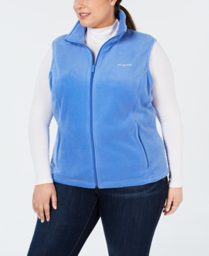 columbia fleece vest plus size