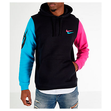 double nike sign hoodie