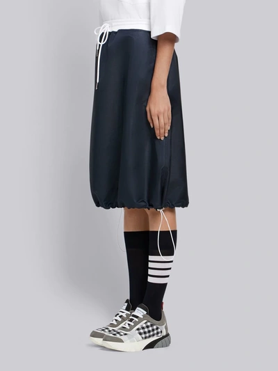 Shop Thom Browne Ripstop Skirt In Blue