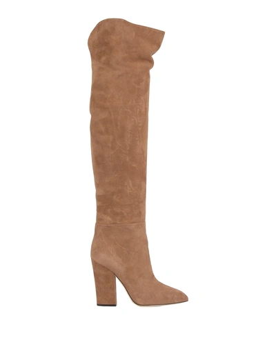 Shop Sergio Rossi Boots In Camel
