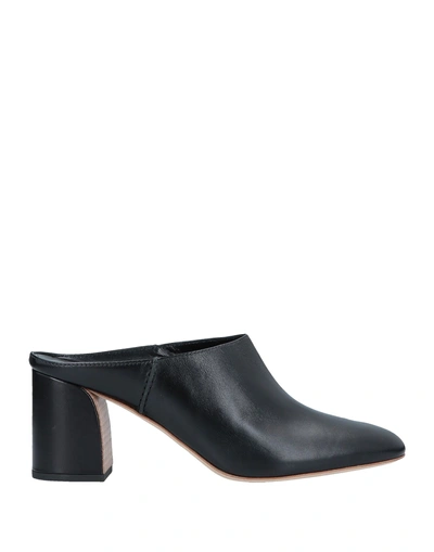 Shop Tod's Woman Mules & Clogs Black Size 7.5 Soft Leather