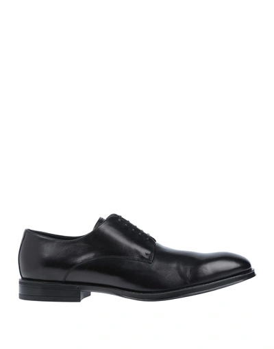Shop Sergio Rossi Man Lace-up Shoes Black Size 6.5 Calfskin