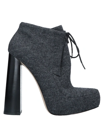 Shop Alexander Wang Ankle Boot In Lead