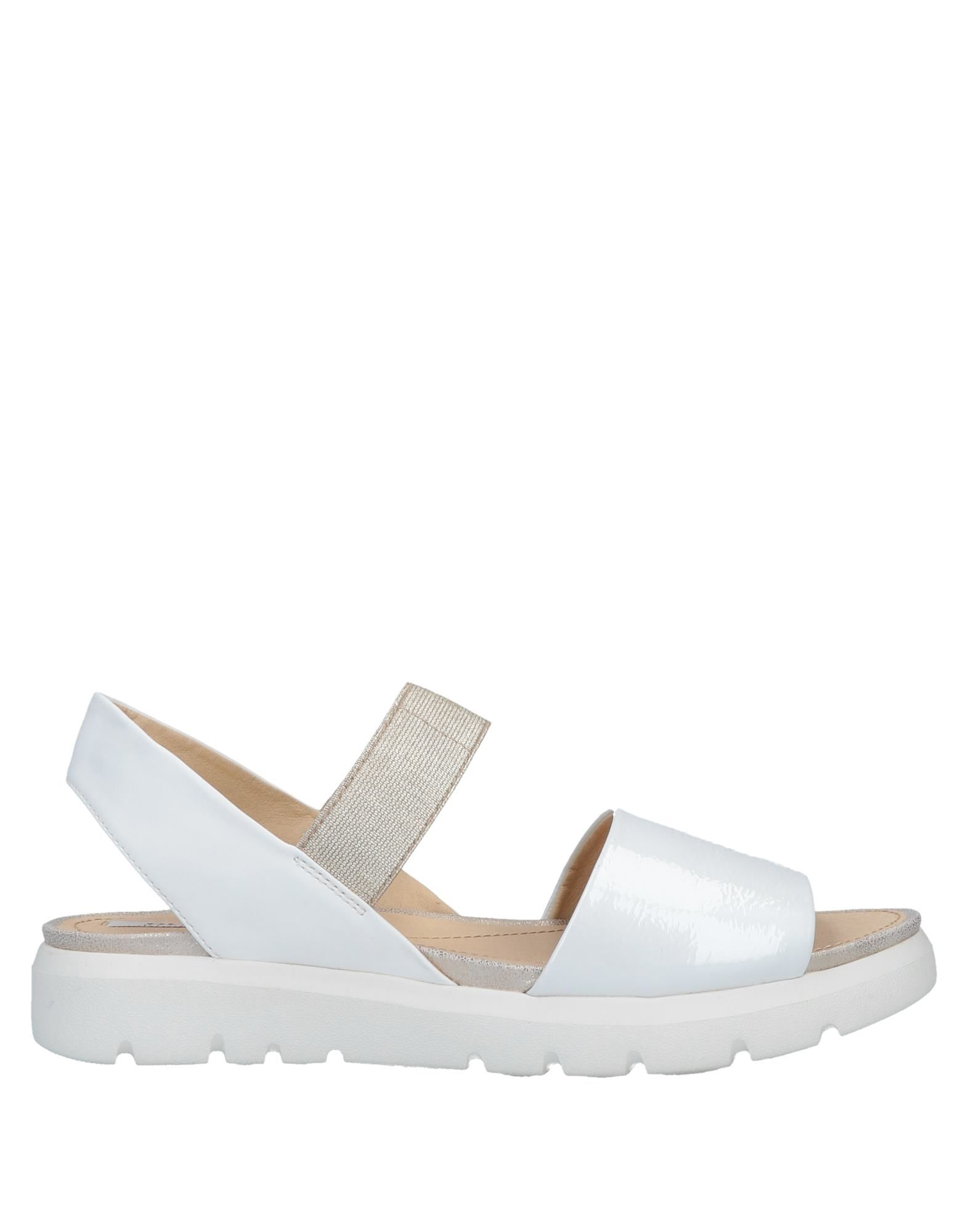 geox white sandals