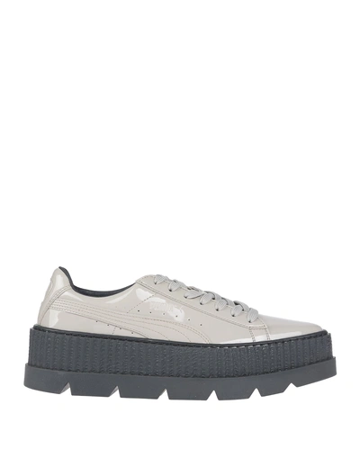 Shop Fenty X Puma Sneakers In Light Grey