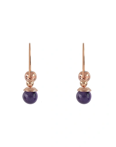 Shop Rebecca Earrings In Purple