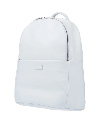Shop Giorgio Armani Backpacks & Fanny Packs In White