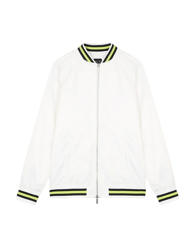 Shop Armani Exchange Jackets In White