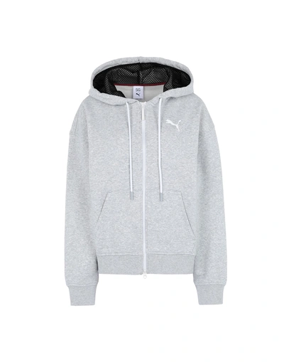 Shop Puma Sweatshirts In Light Grey