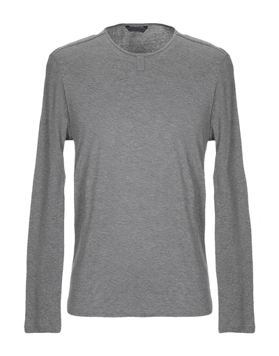 Shop John Varvatos T-shirts In Grey