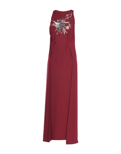 Shop Space Style Concept Long Dress In Maroon