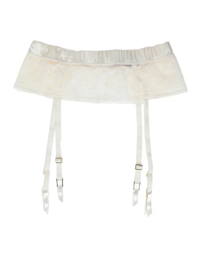 Shop Stella Mccartney Garter Belts In Ivory