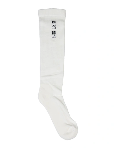 Shop Rick Owens Short Socks In White