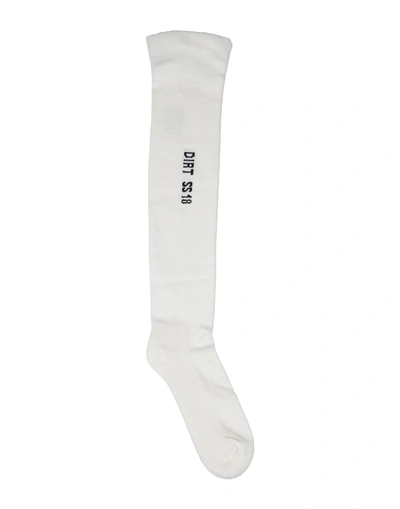 Shop Rick Owens Short Socks In White