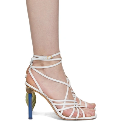 Shop Jacquemus White Les Sandales Pisa Sandals