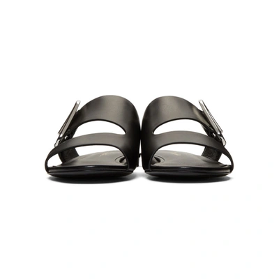 Shop 3.1 Phillip Lim / フィリップ リム 3.1 Phillip Lim Black Alix Flat Sandals In Ba001 Black
