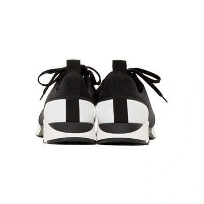 Shop Marni Black And White Ghillie Sneakers In Z1r61 Lilyw