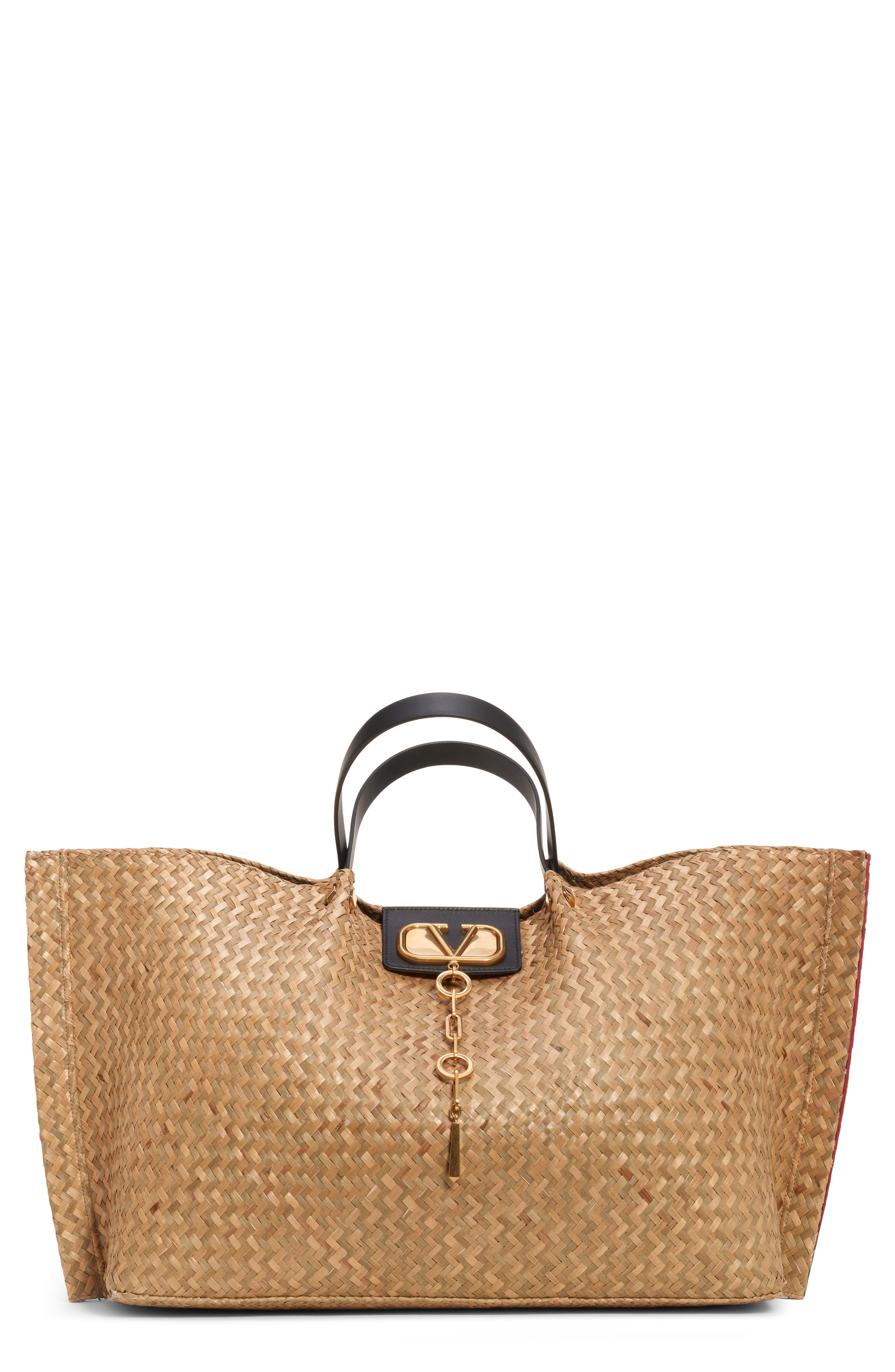 valentino straw handbags