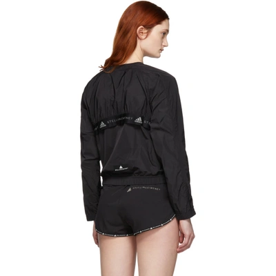 Shop Adidas By Stella Mccartney Black Athletics Bomber Jacket