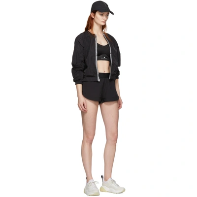 Shop Adidas By Stella Mccartney Black Athletics Bomber Jacket