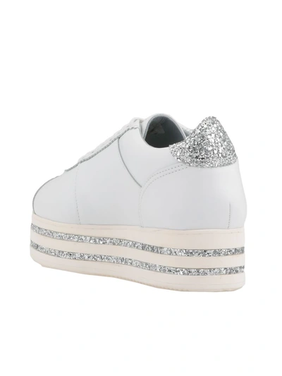 Shop Chiara Ferragni Platform Sneaker In White