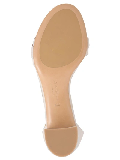 Shop Ferragamo Como Sandal In Jasmine Flower