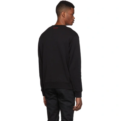 Shop Dsquared2 Black Icon Cool Fit Sweatshirt In 900 Black