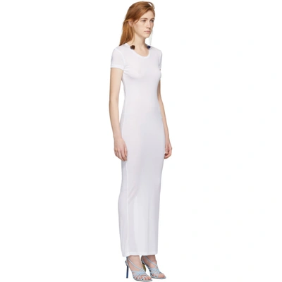 Shop Jacquemus White La Robe Maglietta Dress In Off White