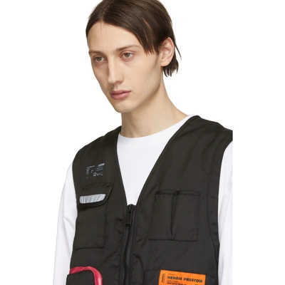 Shop Heron Preston Black Tool Vest