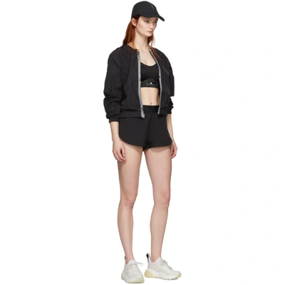 Shop Adidas By Stella Mccartney Black Performance Essentials Shorts