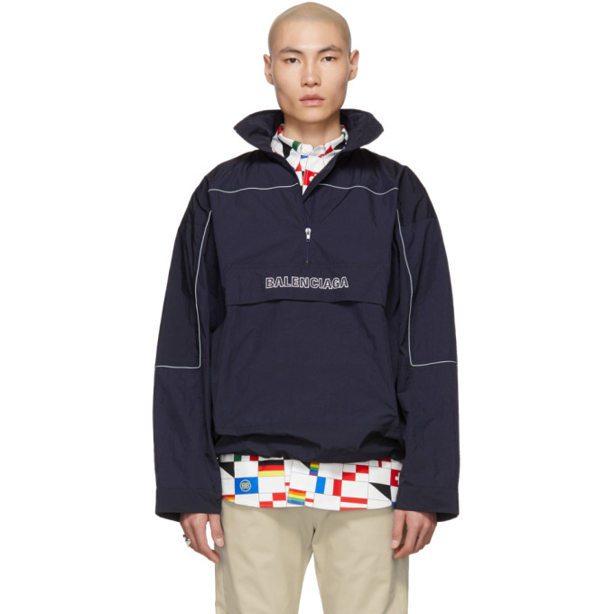 balenciaga windbreaker olive