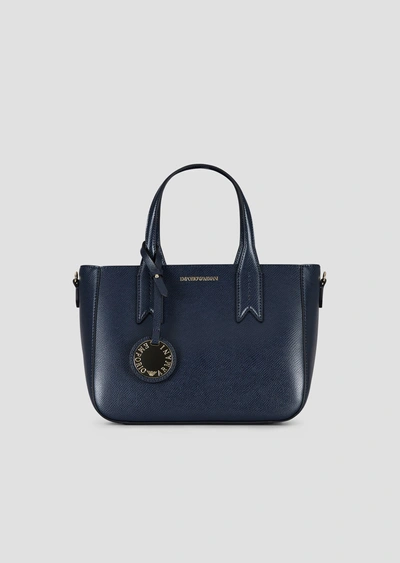 Shop Emporio Armani Totes - Item 45454451 In Midnight Blue