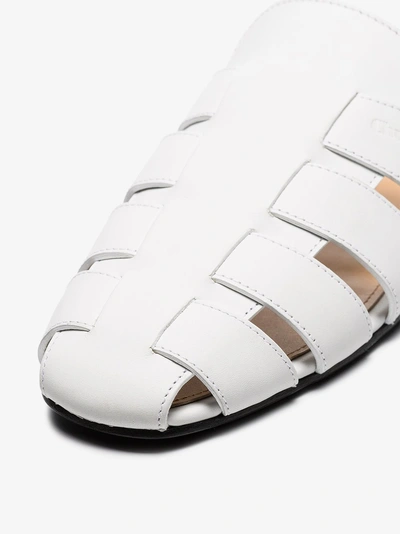 Shop Church's White Becky Cutout Leather Mules