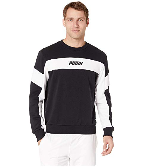 Puma Rebel Crew Tr, Black | ModeSens