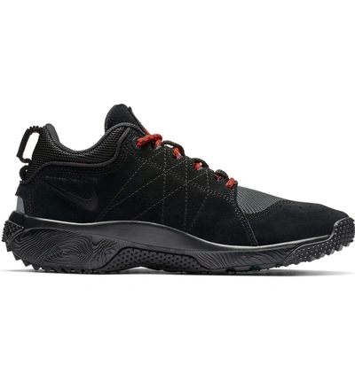 Shop Nike Acg Dog Mountain Trail Shoe In Black/ Oil Grey/ Thunder Grey