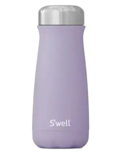 Shop S'well Stone Traveler Tumbler/16 Oz. In Purple Garnet