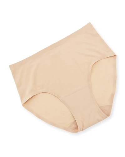 Shop Chantelle Soft Stretch Hipster Briefs In Ultra Nude