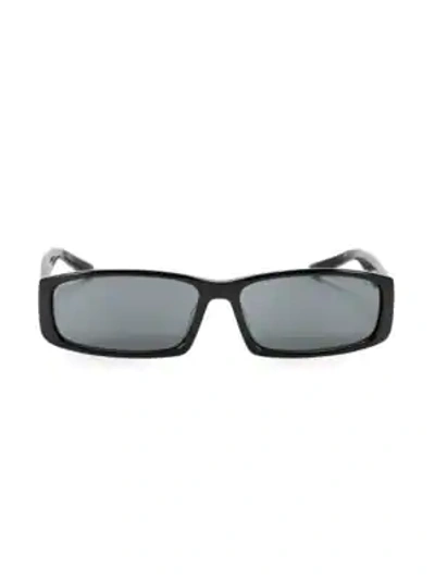 Shop Balenciaga 60mm Oblong Sunglasses In Black
