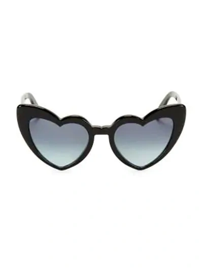 Shop Saint Laurent 54mm Loulou Sunglasses In Black