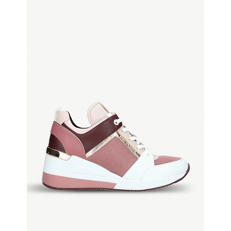 michael kors georgie trainer pink