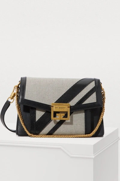 Shop Givenchy Gv3 Small Crossbody Bag In Noir
