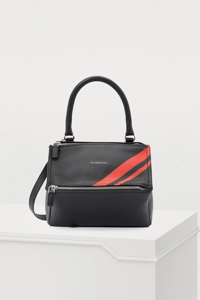 Shop Givenchy Pandora Small Crossbody Bag In Noir Rouge