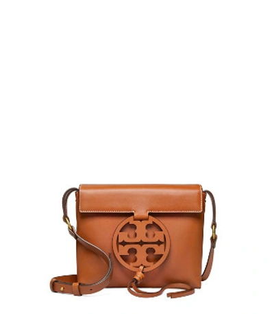 Shop Tory Burch Miller Crossbody In Aged Camello