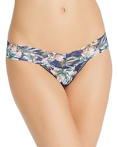 Shop Hanky Panky Petite Low-rise Thong In Felice Floral