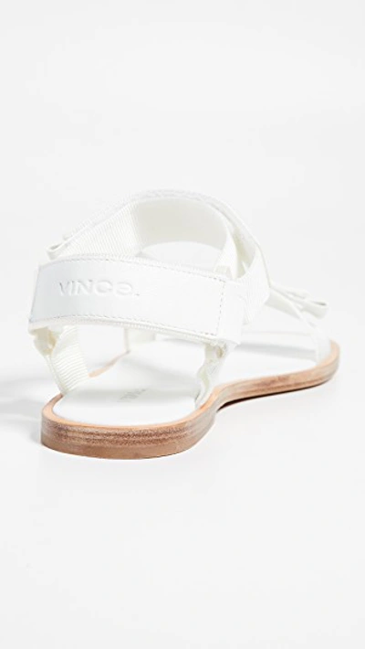 Shop Vince Parks Sandals In White