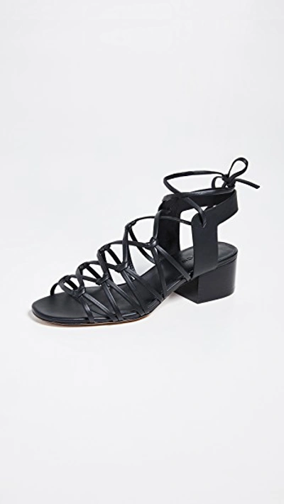 Shop Vince Beaumont Sandals In Black