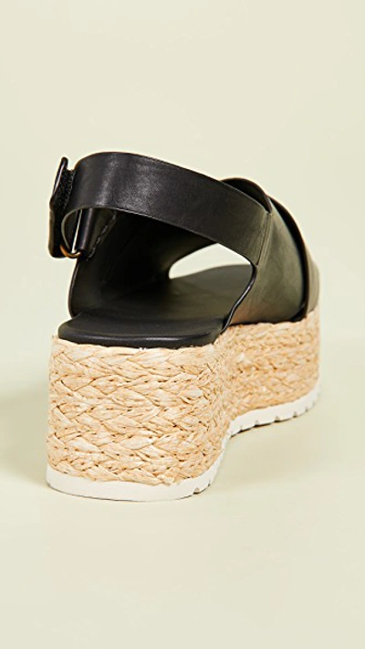 Shop Vince Jesson Platform Sandals In Black